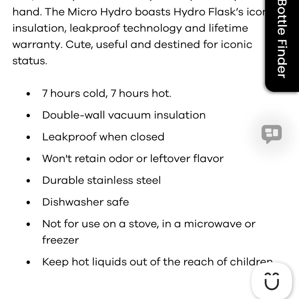 Hydro Flask Matte Black Bottle - Picture 10 of 10